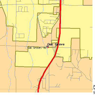 Oak Grove map