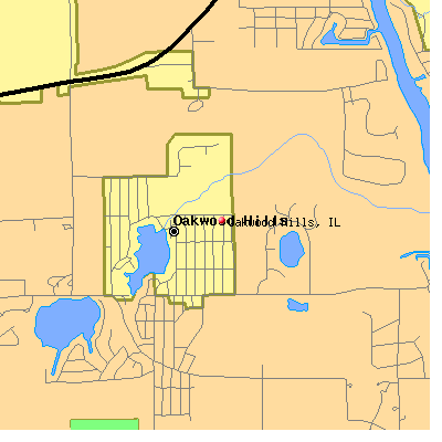 Oakwood Hills map