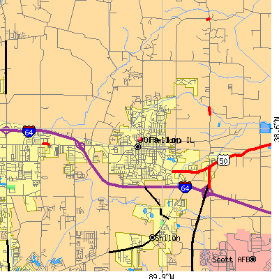 O'Fallon map