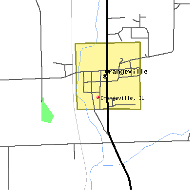 Orangeville map