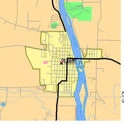 Oregon map