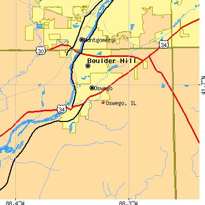 Oswego map