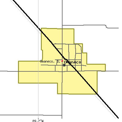 Owaneco map