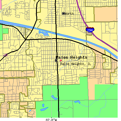 Palos Heights map