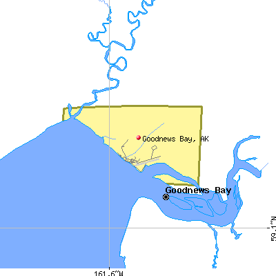 Goodnews Bay map