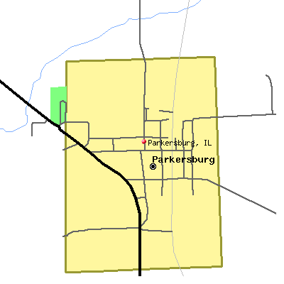 Parkersburg map