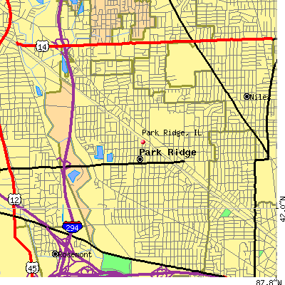 Park Ridge map