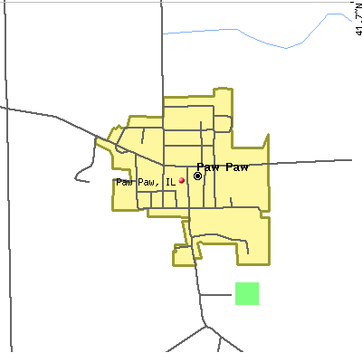 Paw Paw map