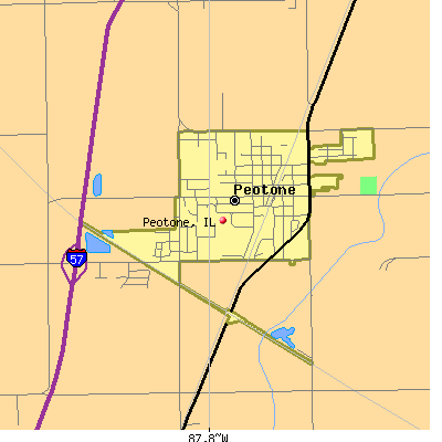 Peotone map