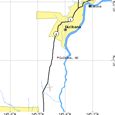 Gulkana map
