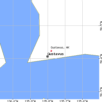 Gustavus map
