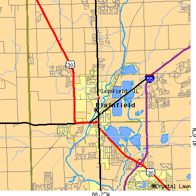 Plainfield map
