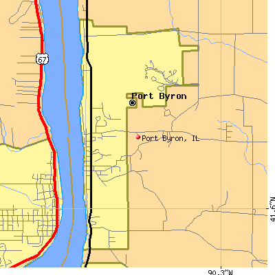 Port Byron map