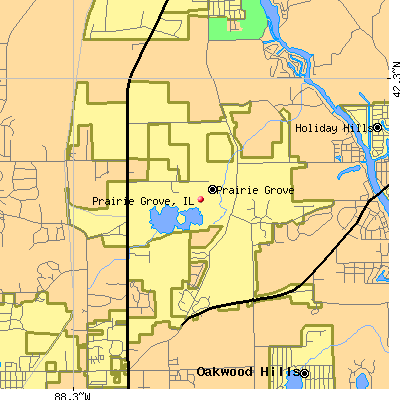 Prairie Grove map