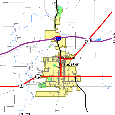 Princeton map