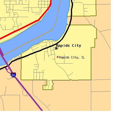Rapids City map