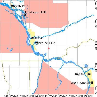 Harding-Birch Lakes map