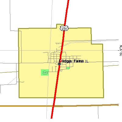 Ridge Farm map