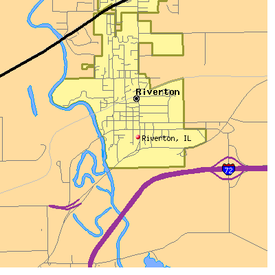 Riverton map