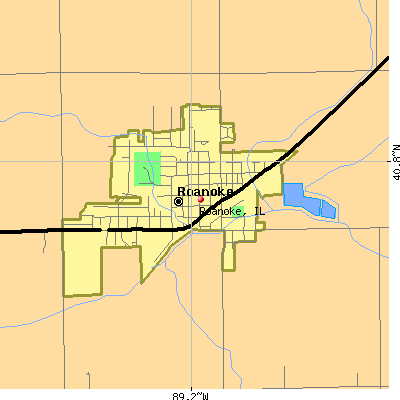 Roanoke map