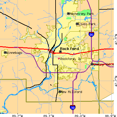 Rockford map
