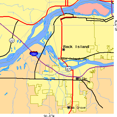 Rock Island map