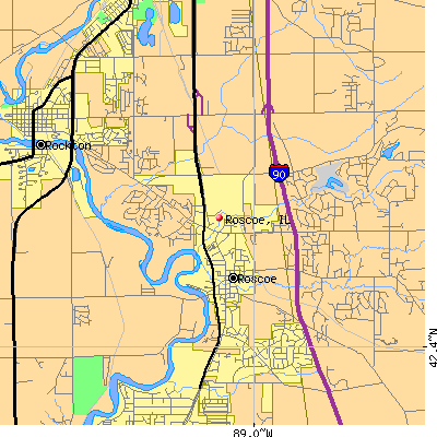 Roscoe map