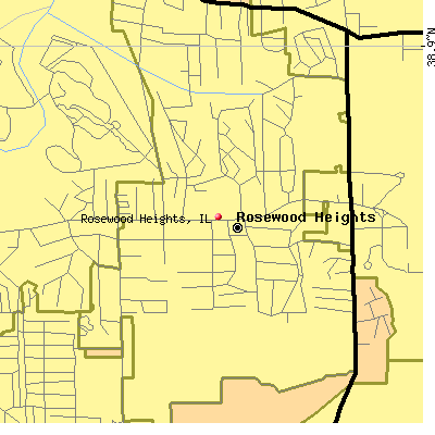 Rosewood Heights map