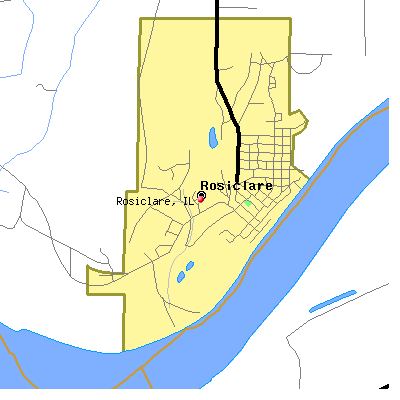 Rosiclare map