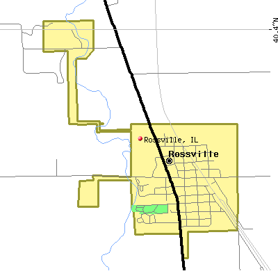 Rossville map