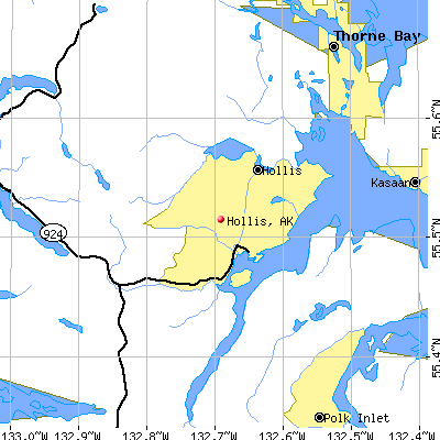 Hollis map