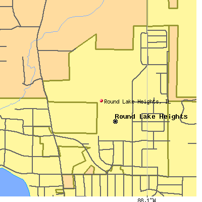 Round Lake Heights map