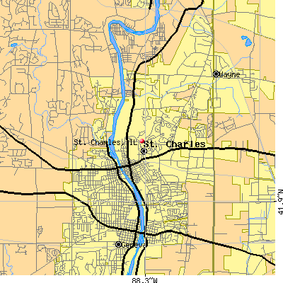 St. Charles map