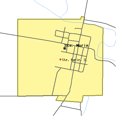 Ste. Marie map
