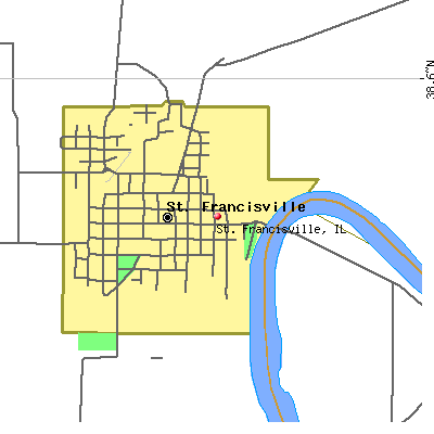 St. Francisville map