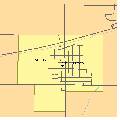 St. Jacob map