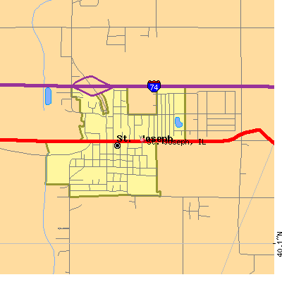 St. Joseph map