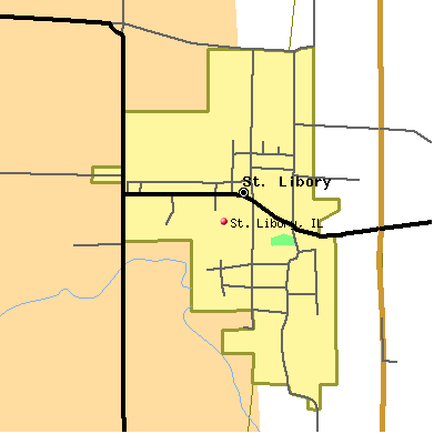St. Libory map