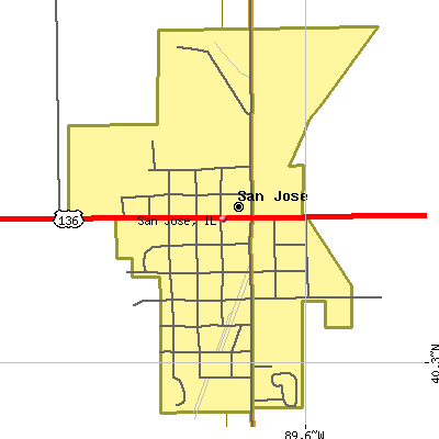 San Jose map