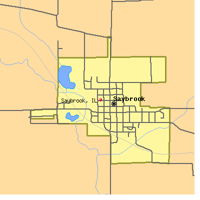 Saybrook map