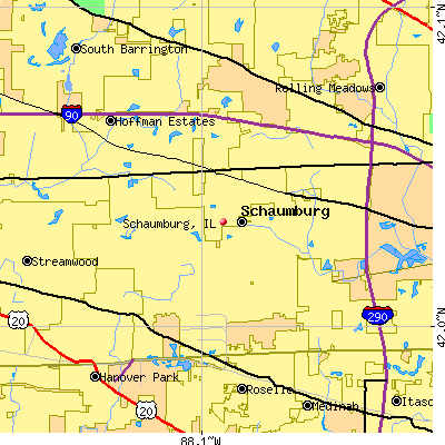 Schaumburg map