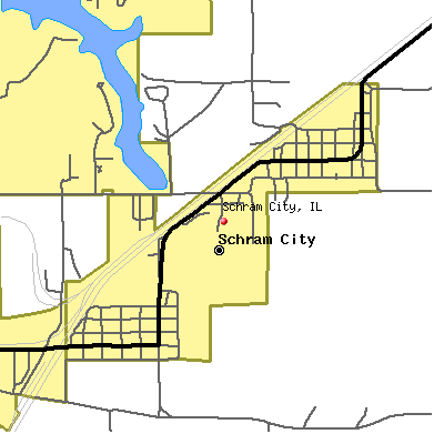 Schram City map