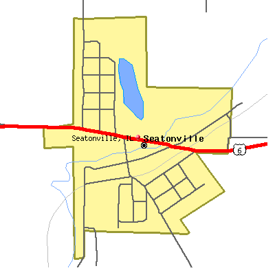 Seatonville map