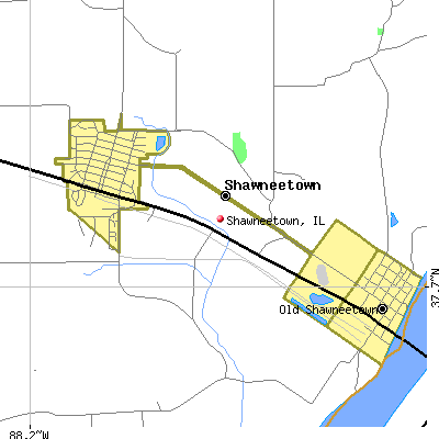 Shawneetown map