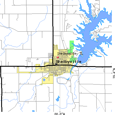 Shelbyville map