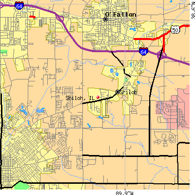 Shiloh map