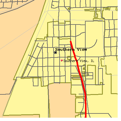 Southern View map