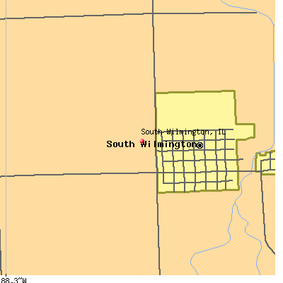 South Wilmington map