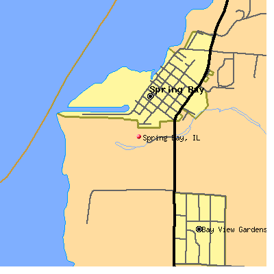 Spring Bay map