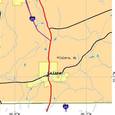 Calera map
